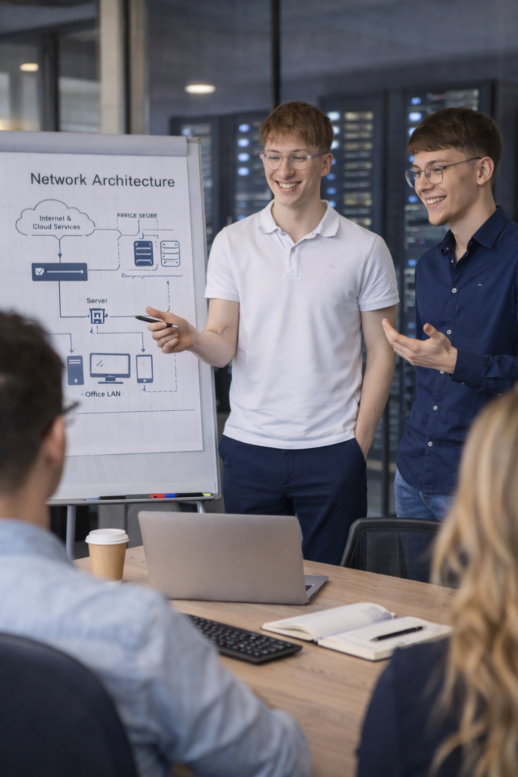 Team bei der strukturierten Zusammenarbeit mit Microsoft 365